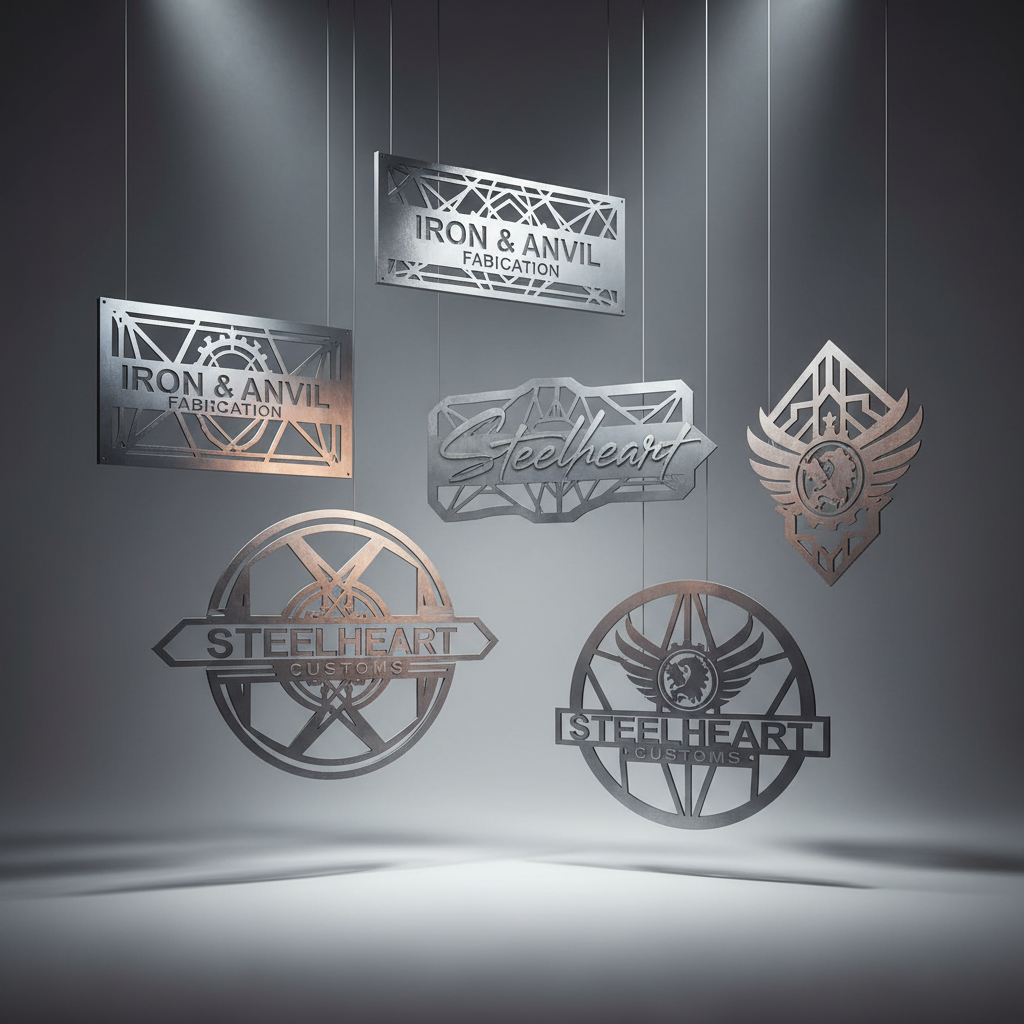 Laser Cut Metal Signs