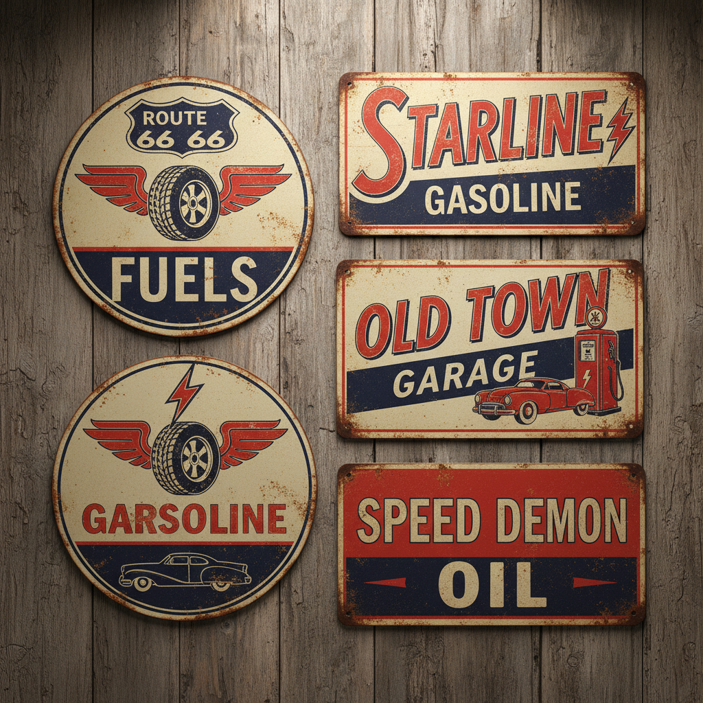 Vintage Gas Signs